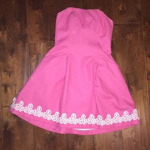 Lilly Pulitzer strapless dress